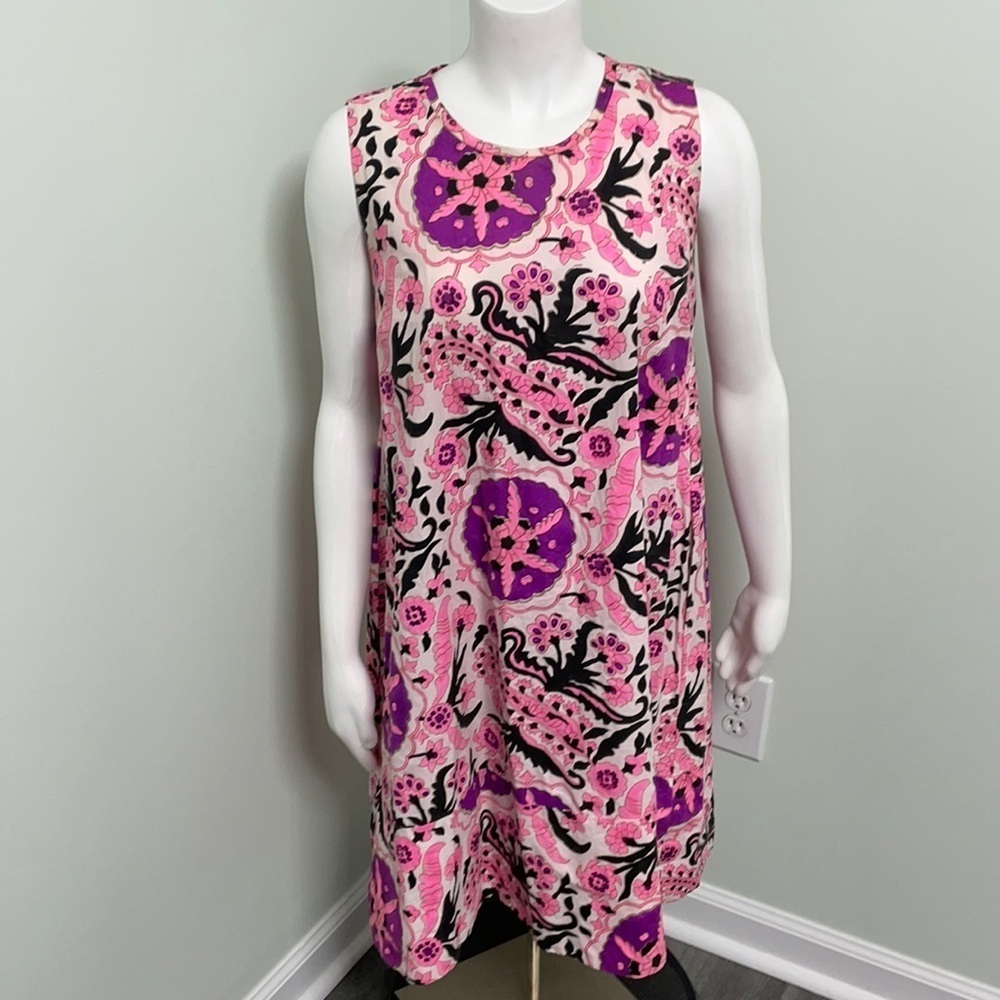 Roberta Roller Rabbit Sleeveless pink & purple dress size small